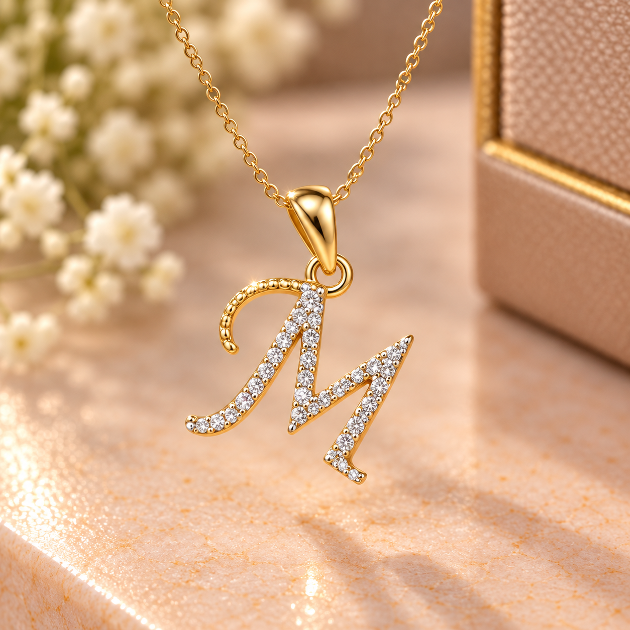 M Letter Pendant